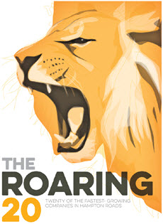 The Roaring 20 award by Inside Business
